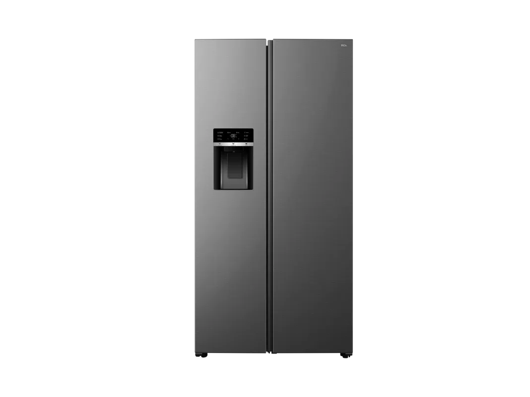 dark grey fridge