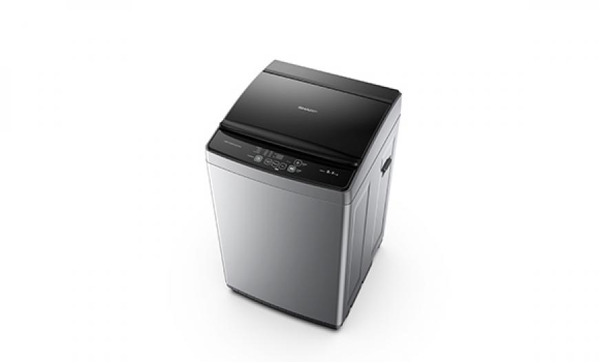 grey washing machine